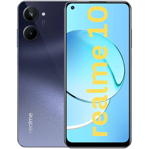 Realme 10 in Rush Black - A Blend of Speed and Elegance (8GB RAM, 128GB Storage)
